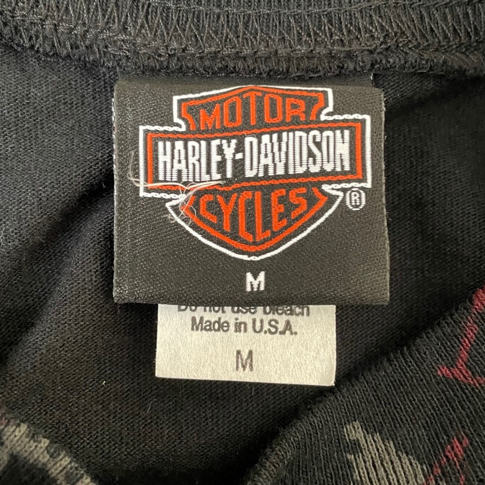 Vintage Harley Davidson 100th Anniversary Muscle Tank Top Big Moose Y2K M USA - Picture 11 of 12